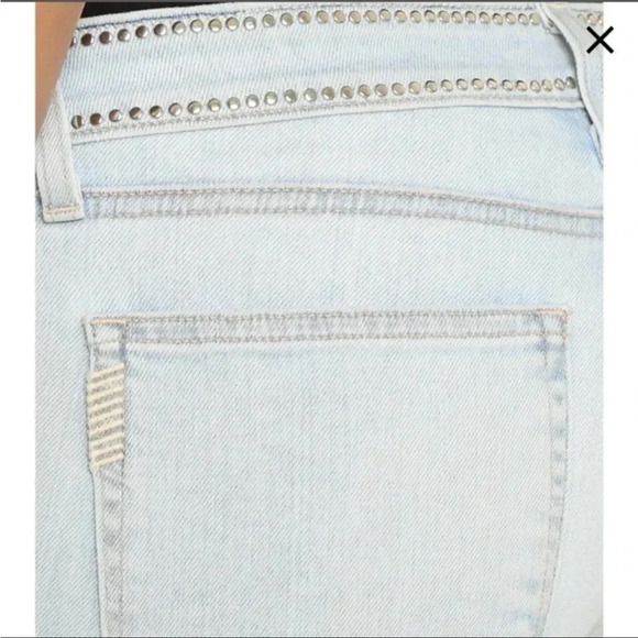 Paige studded Verdugo ankle denim in studded imperial - Picture 4 of 16